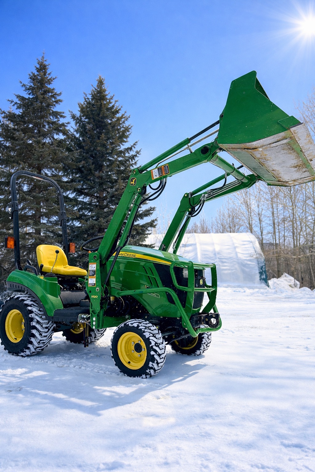 Pre-owned John Deere 1023E tractor for sale photo 10