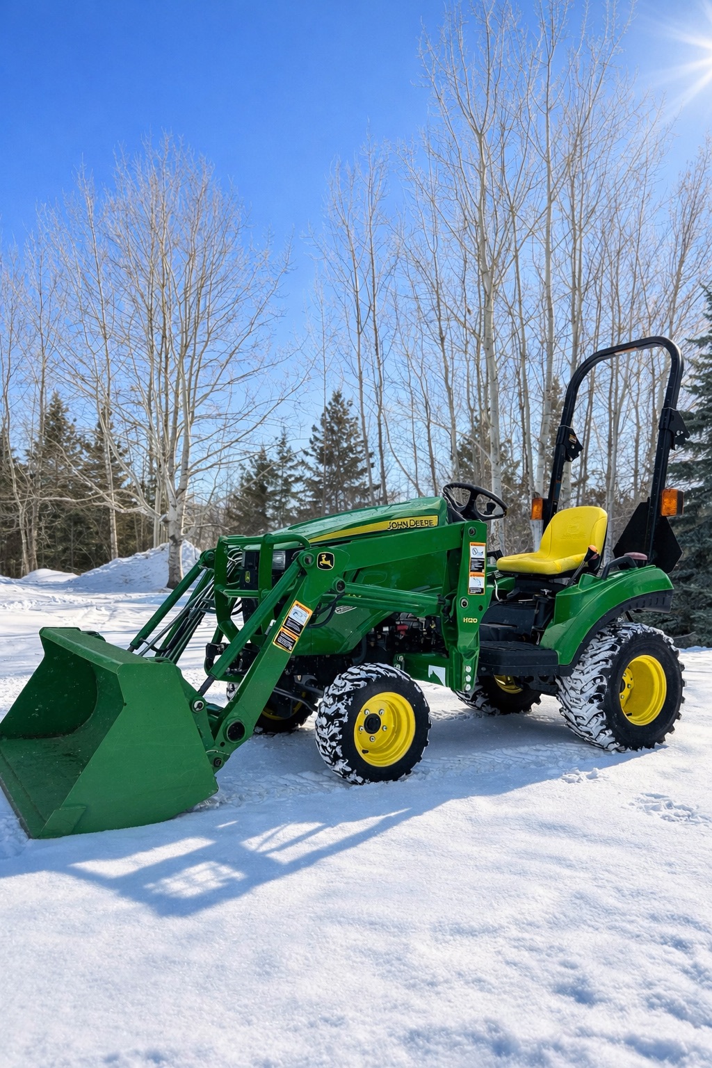 Pre-owned John Deere 1023E tractor for sale photo 8